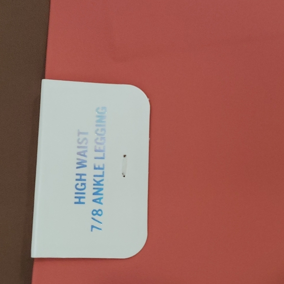 PINK Victoria's Secret High Waist Compression 7/8 Ankle V Legging Woman Size L - Picture 10 of 10